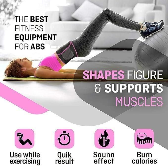 🔥 Sweat Belt for Belly Fat | Adjustable Waist Trimmer